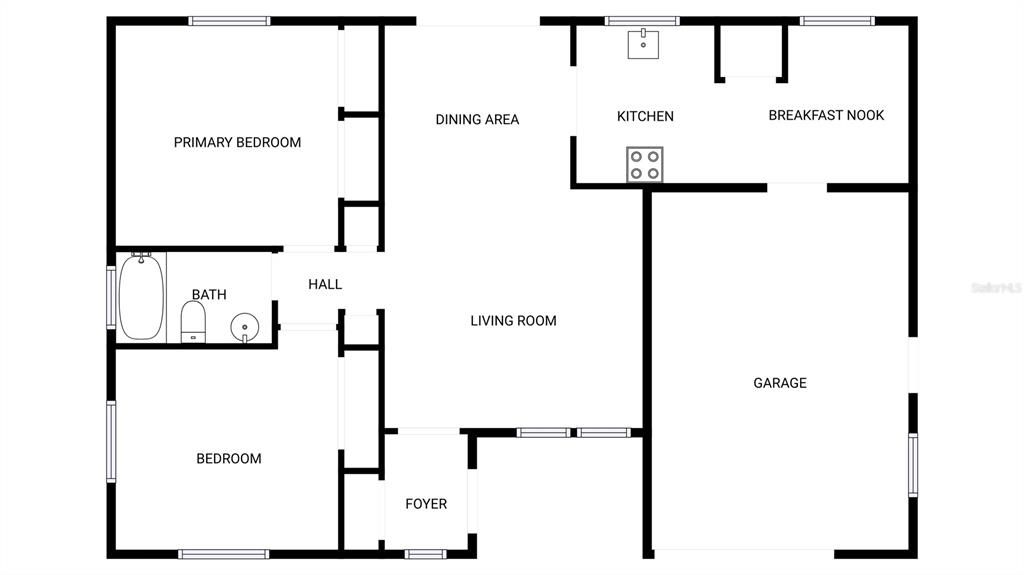 For Sale: $268,000 (2 beds, 1 baths, 953 Square Feet)