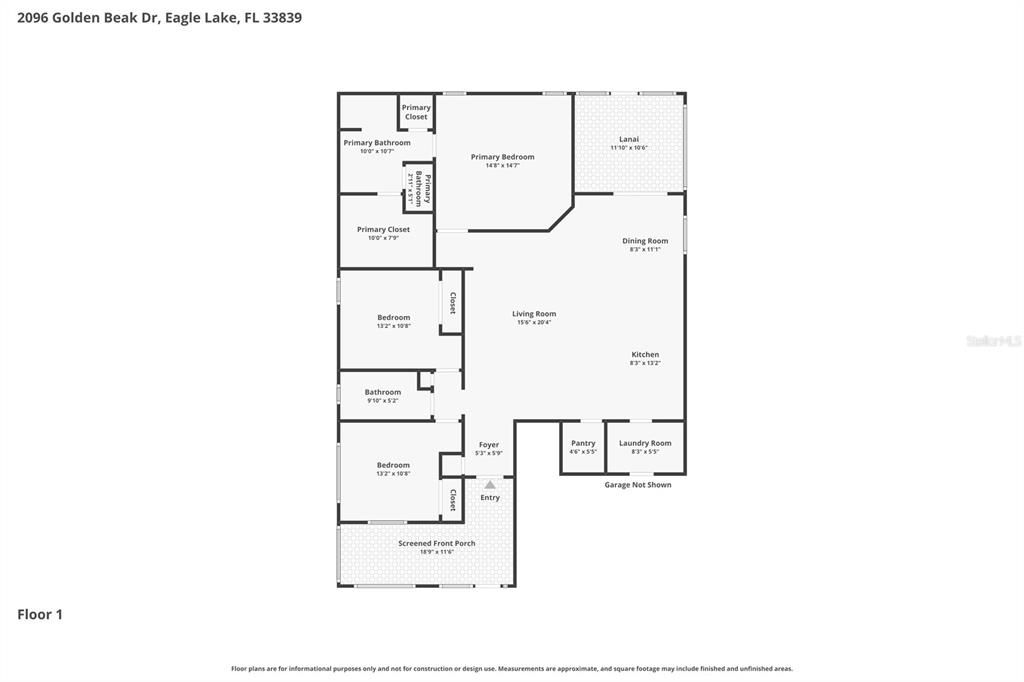 For Sale: $299,999 (3 beds, 2 baths, 1594 Square Feet)