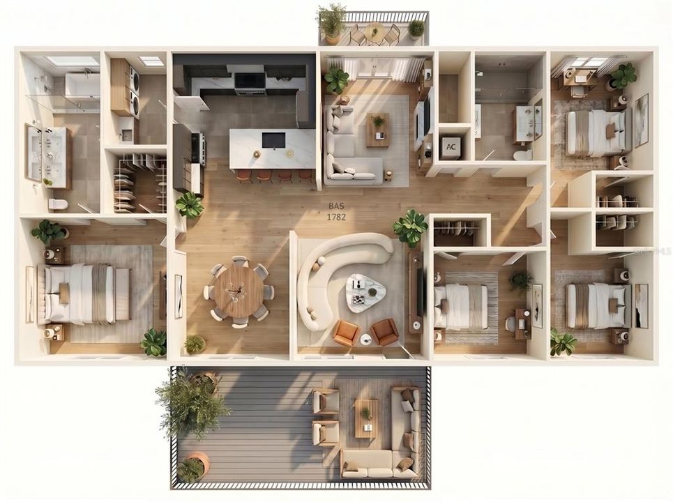 Activo con contrato: $324,900 (4 camas, 2 baños, 1782 Pies cuadrados)
