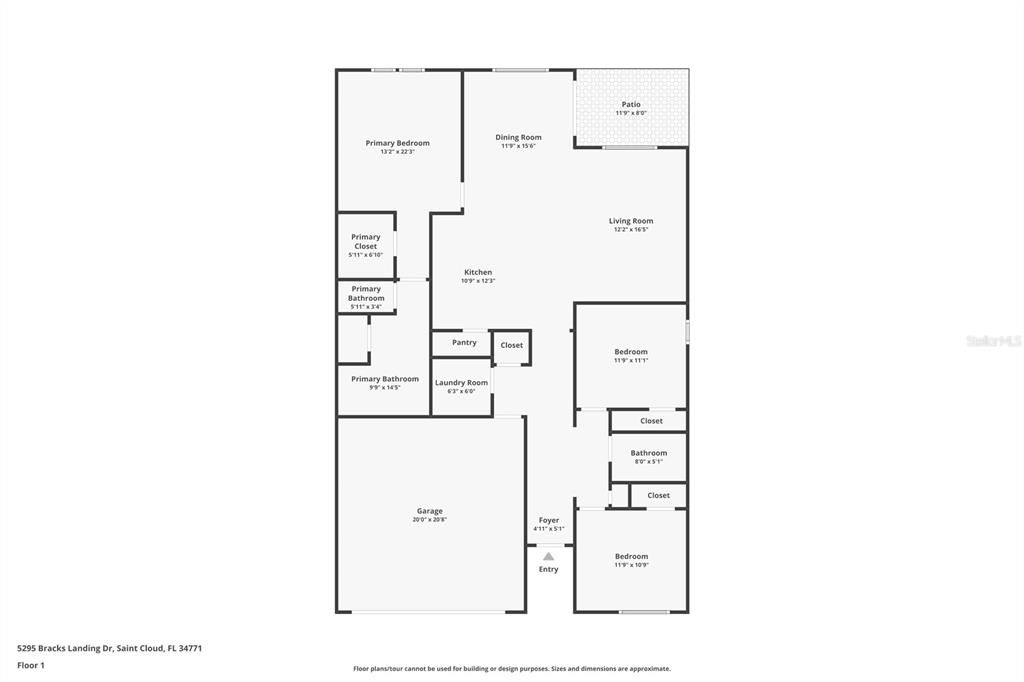 Active With Contract: $375,000 (3 beds, 2 baths, 1672 Square Feet)