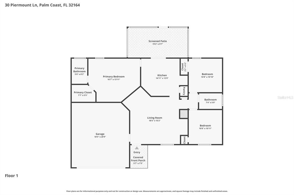 Activo con contrato: $268,990 (3 camas, 2 baños, 1184 Pies cuadrados)