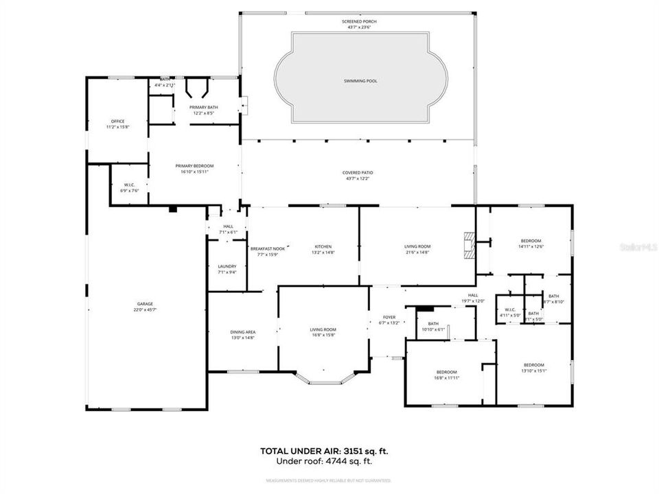На продажу: $830,000 (4 спален, 3 ванн, 3151 Квадратных фут)