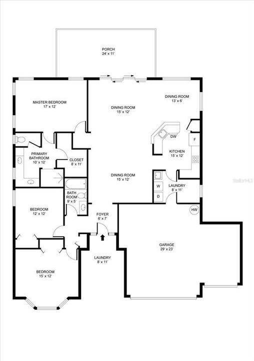 Activo con contrato: $475,000 (3 camas, 2 baños, 2000 Pies cuadrados)