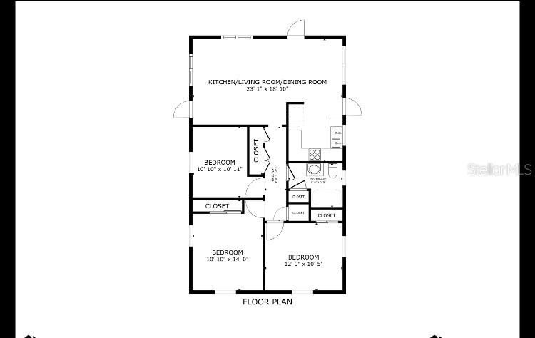 合同活跃: $325,000 (3 贝兹, 1 浴室, 1025 平方英尺)
