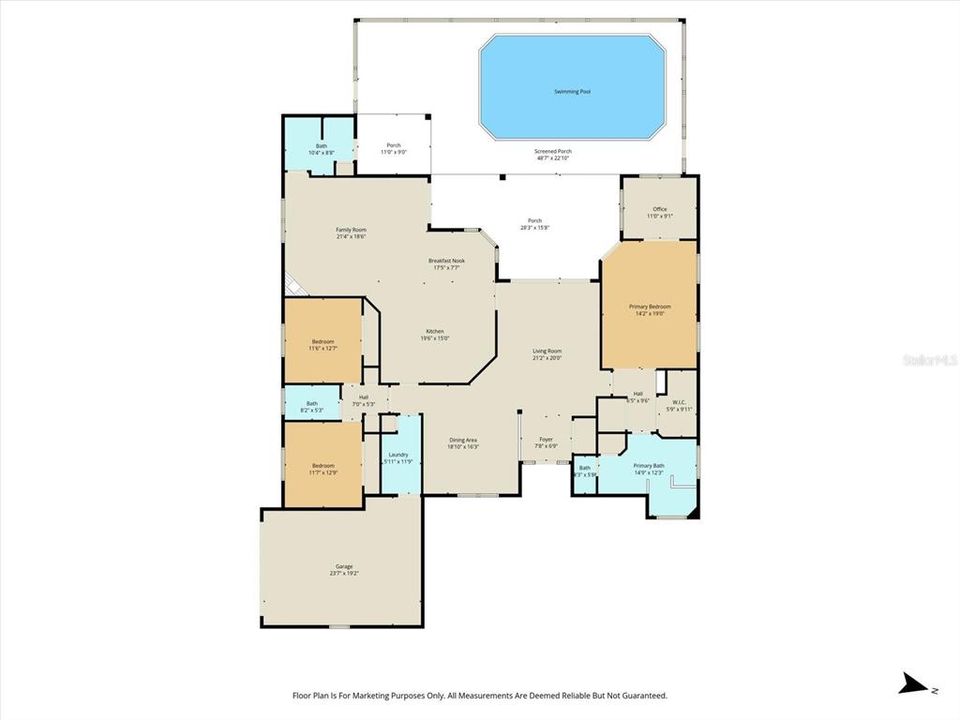На продажу: $524,900 (3 спален, 3 ванн, 2837 Квадратных фут)