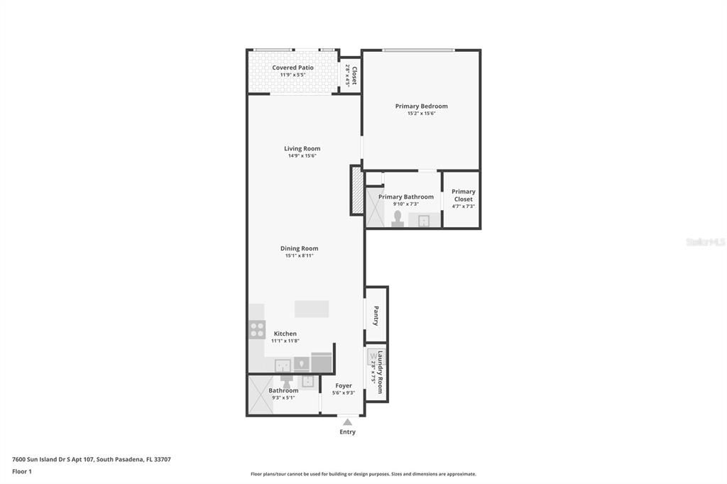 Activo con contrato: $198,000 (1 camas, 2 baños, 925 Pies cuadrados)