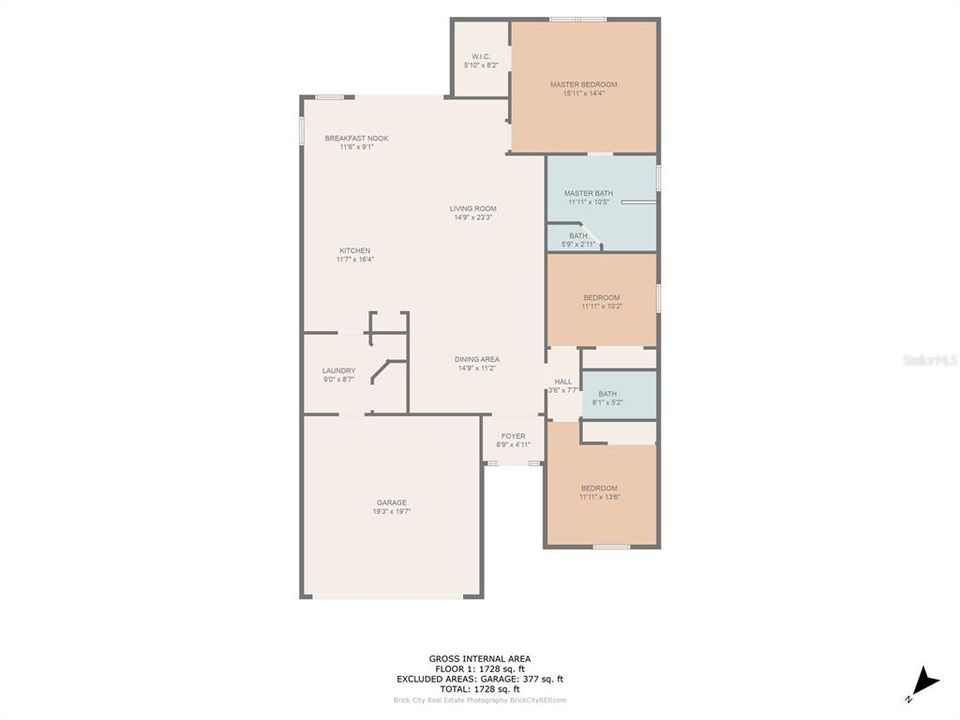 En Renta: $3,500 (3 camas, 2 baños, 1728 Pies cuadrados)