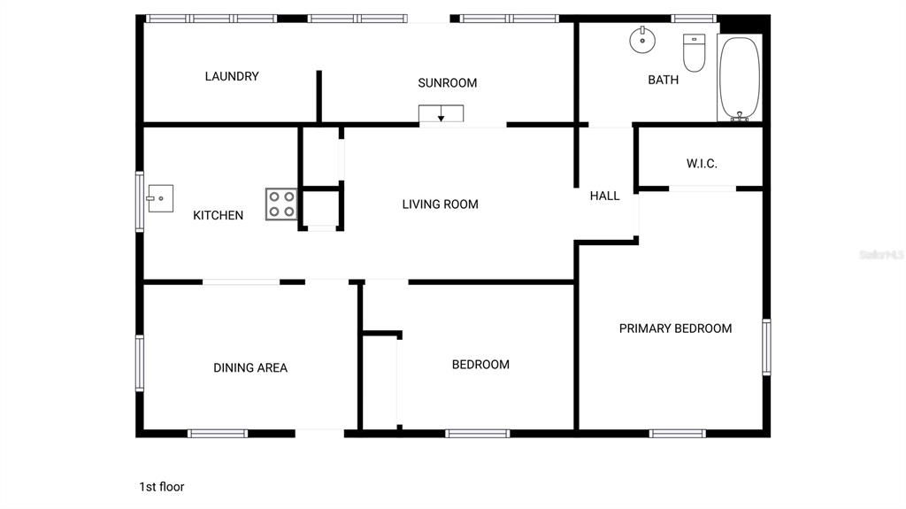 For Sale: $160,000 (2 beds, 1 baths, 1016 Square Feet)