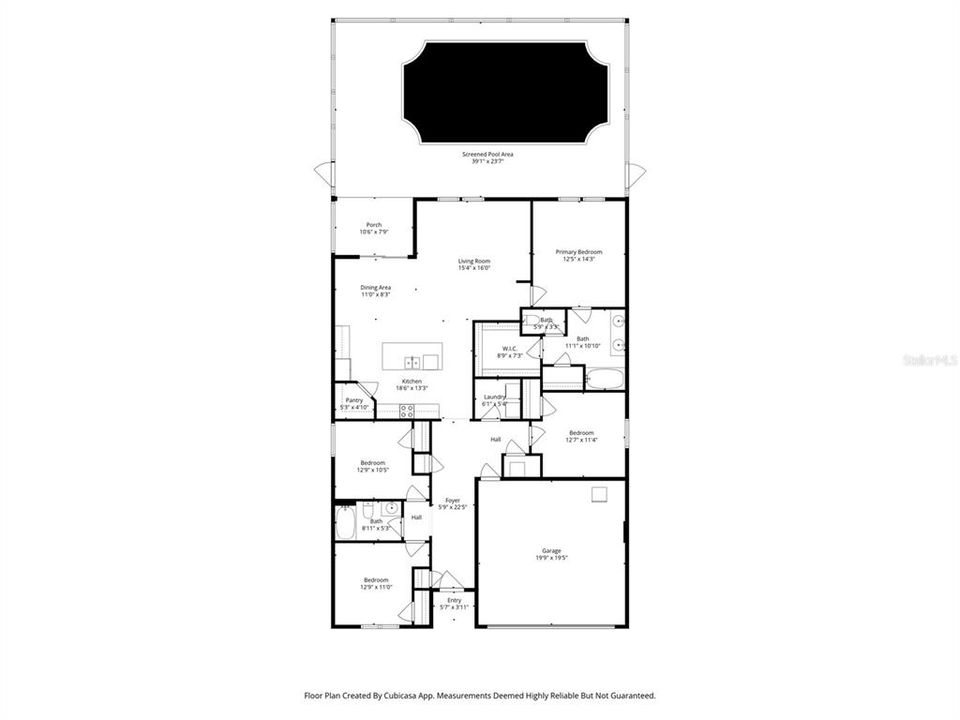 На продажу: $404,900 (4 спален, 2 ванн, 1851 Квадратных фут)