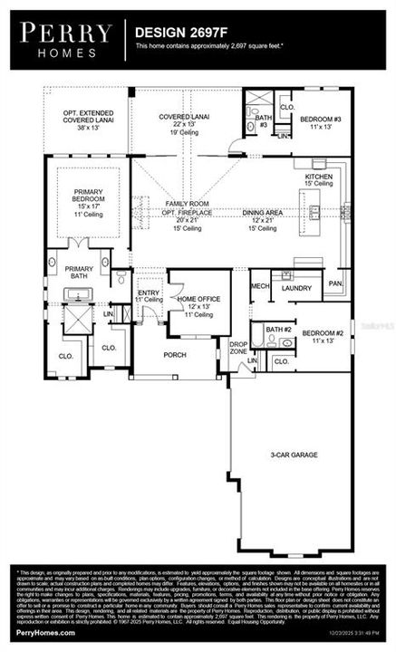 На продажу: $956,900 (3 спален, 3 ванн, 2697 Квадратных фут)