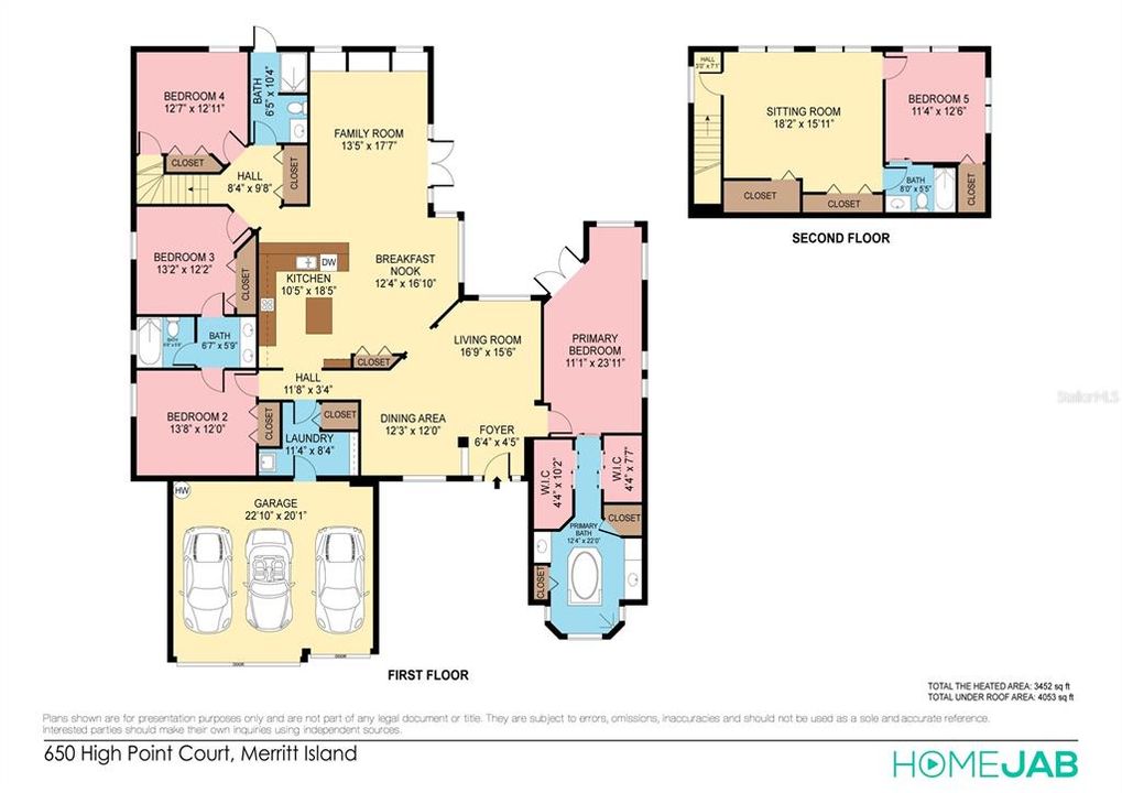 For Sale: $774,900 (5 beds, 4 baths, 3452 Square Feet)