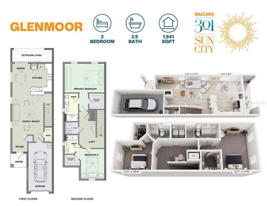 For Rent: $1,956 (2 beds, 2 baths, 1578 Square Feet)