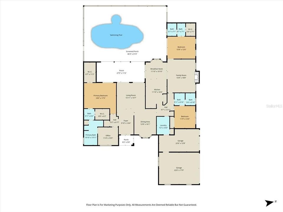Activo con contrato: $599,000 (3 camas, 3 baños, 3000 Pies cuadrados)