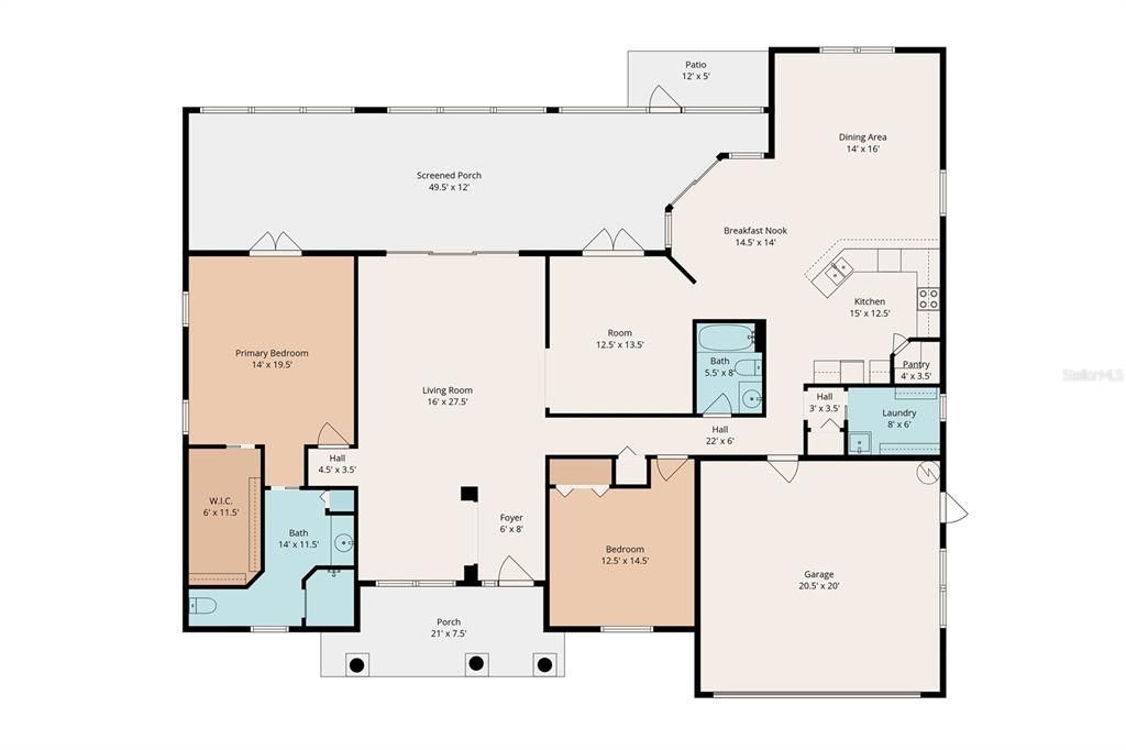 Activo con contrato: $425,000 (2 camas, 2 baños, 2222 Pies cuadrados)