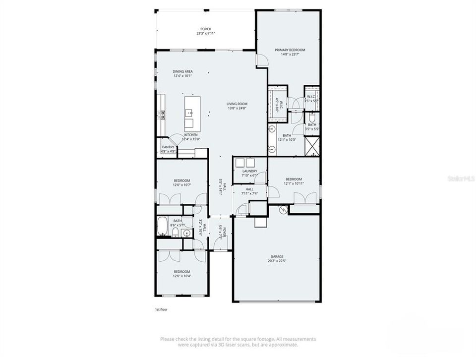 En Venta: $390,000 (4 camas, 2 baños, 2078 Pies cuadrados)
