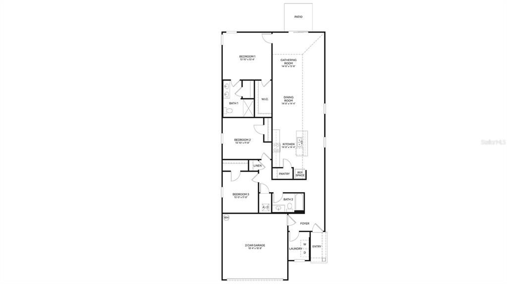 Activo con contrato: $319,850 (3 camas, 2 baños, 1646 Pies cuadrados)