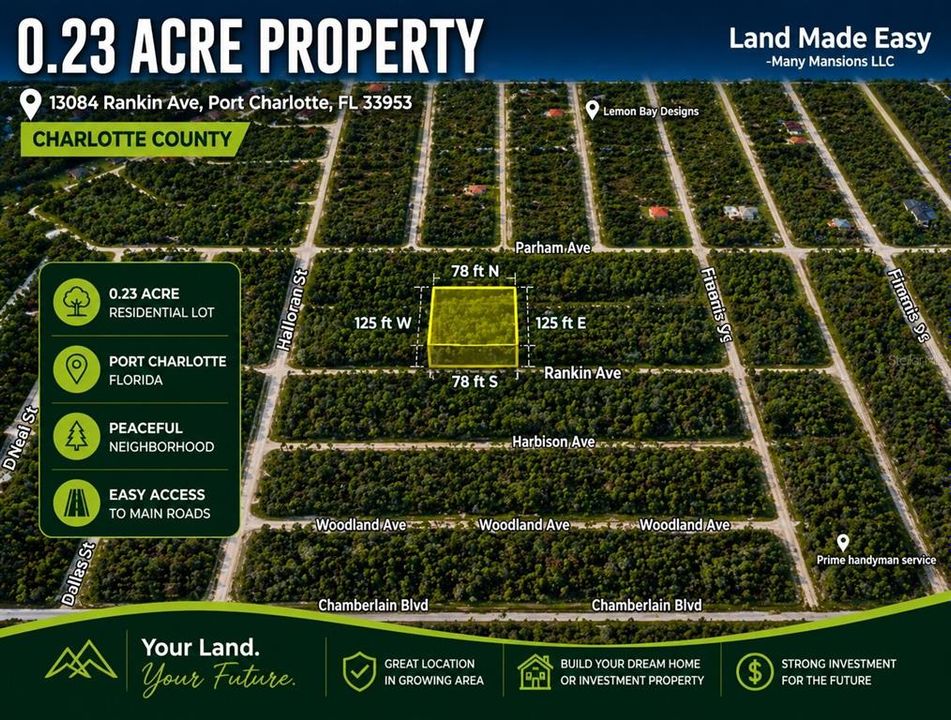 En Venta: $9,590 (0.23 acres)