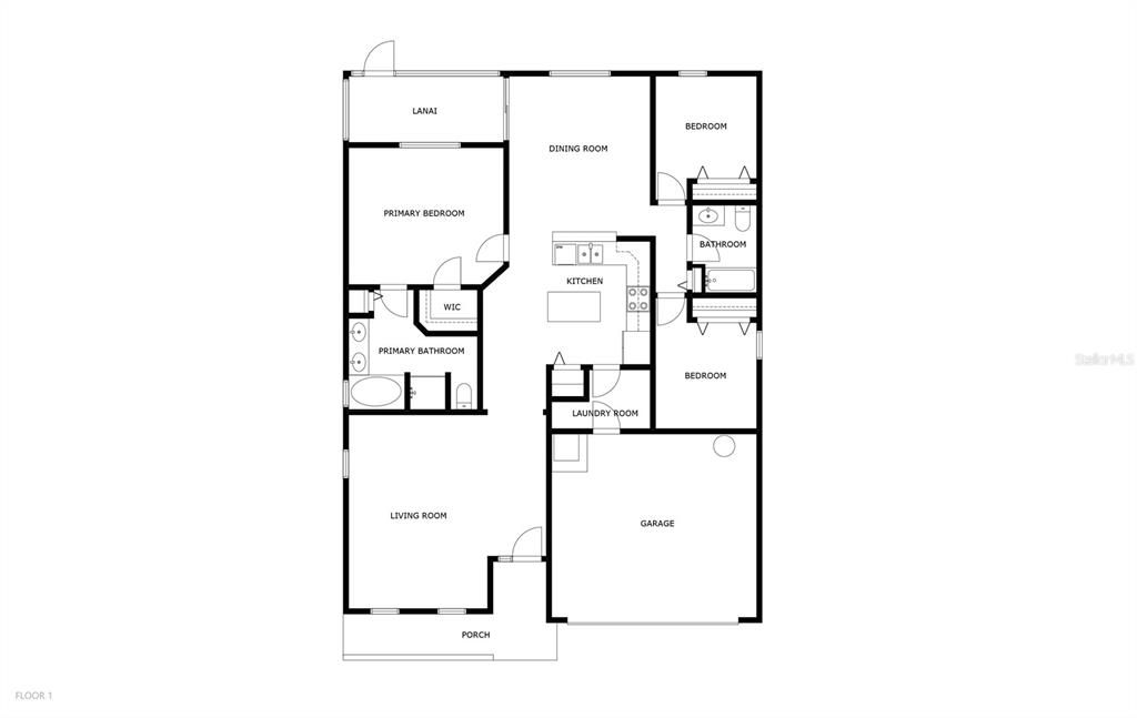 На продажу: $325,000 (3 спален, 2 ванн, 1638 Квадратных фут)