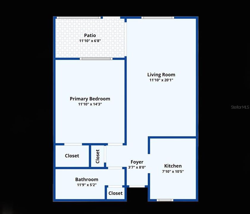 For Sale: $125,000 (1 beds, 1 baths, 644 Square Feet)