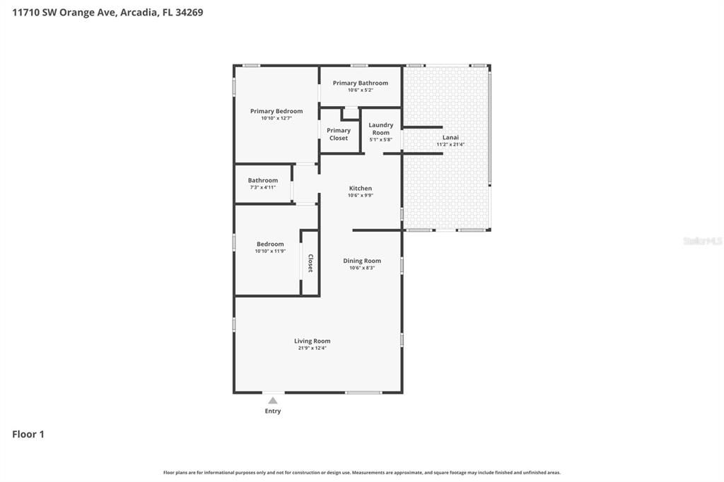 На продажу: $179,900 (2 спален, 2 ванн, 1056 Квадратных фут)