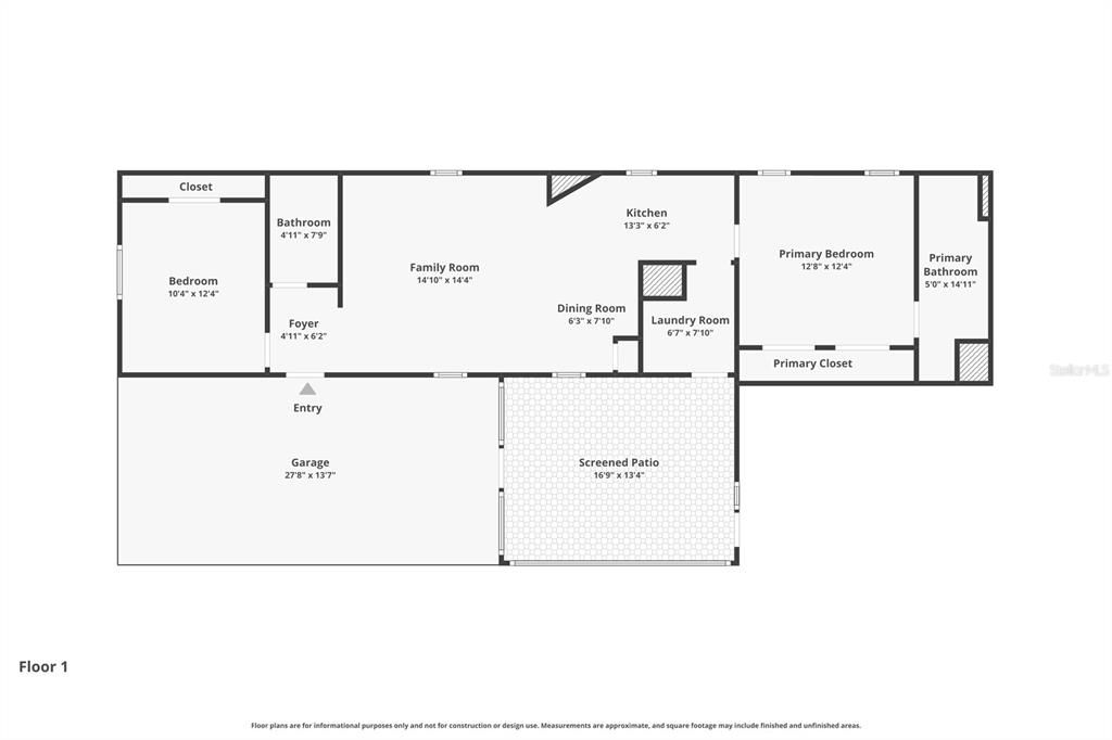 Activo con contrato: $165,000 (2 camas, 2 baños, 1024 Pies cuadrados)