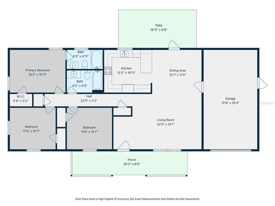 For Sale: $279,000 (3 beds, 2 baths, 1350 Square Feet)