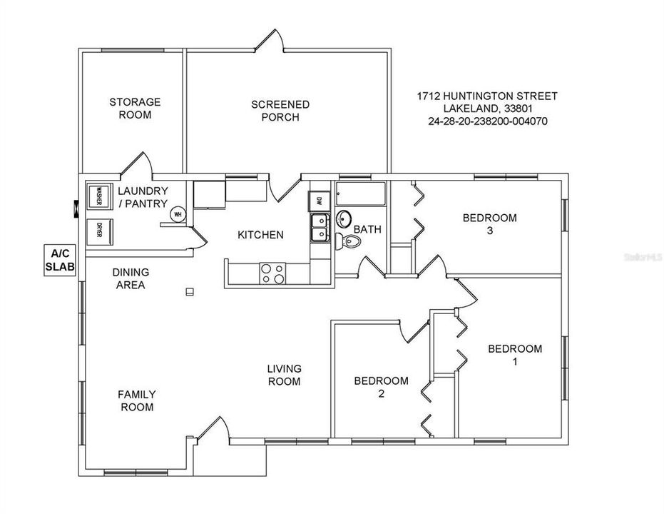 Activo con contrato: $298,950 (3 camas, 1 baños, 1255 Pies cuadrados)