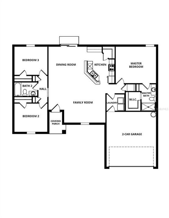 На продажу: $319,900 (3 спален, 2 ванн, 1206 Квадратных фут)