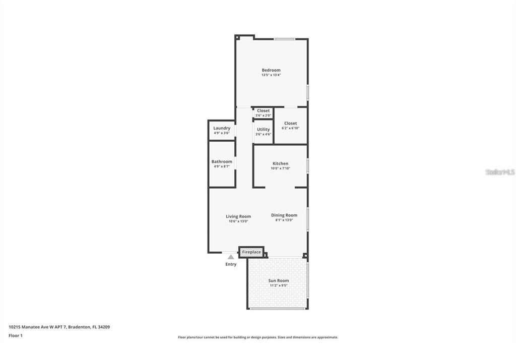 На продажу: $299,999 (1 спален, 1 ванн, 681 Квадратных фут)