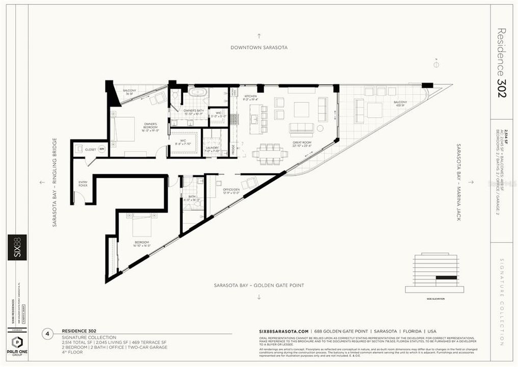 En Venta: $2,750,000 (2 camas, 2 baños, 2045 Pies cuadrados)