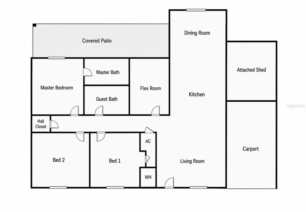 Activo con contrato: $272,000 (3 camas, 2 baños, 1116 Pies cuadrados)