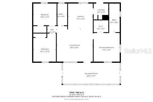 For Sale: $227,000 (3 beds, 2 baths, 1080 Square Feet)