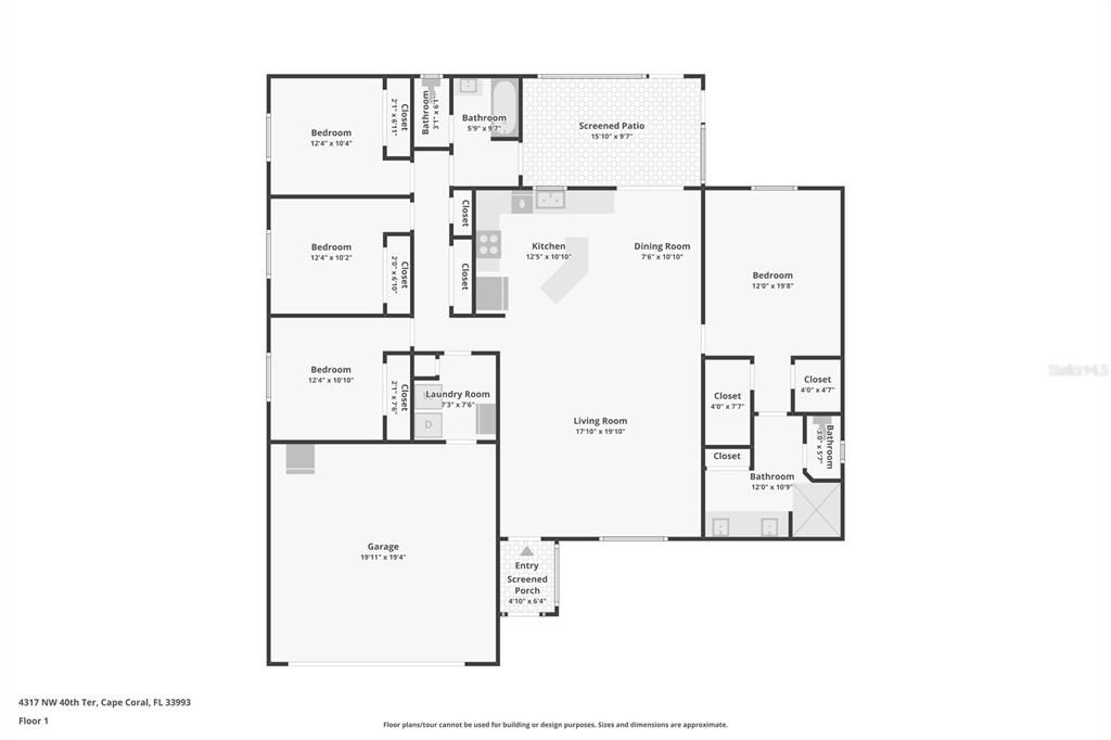 На продажу: $175,000 (3 спален, 2 ванн, 1152 Квадратных фут)