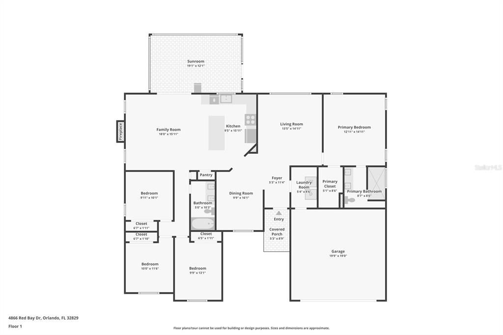 Под контрактом: $435,000 (4 спален, 2 ванн, 1888 Квадратных фут)