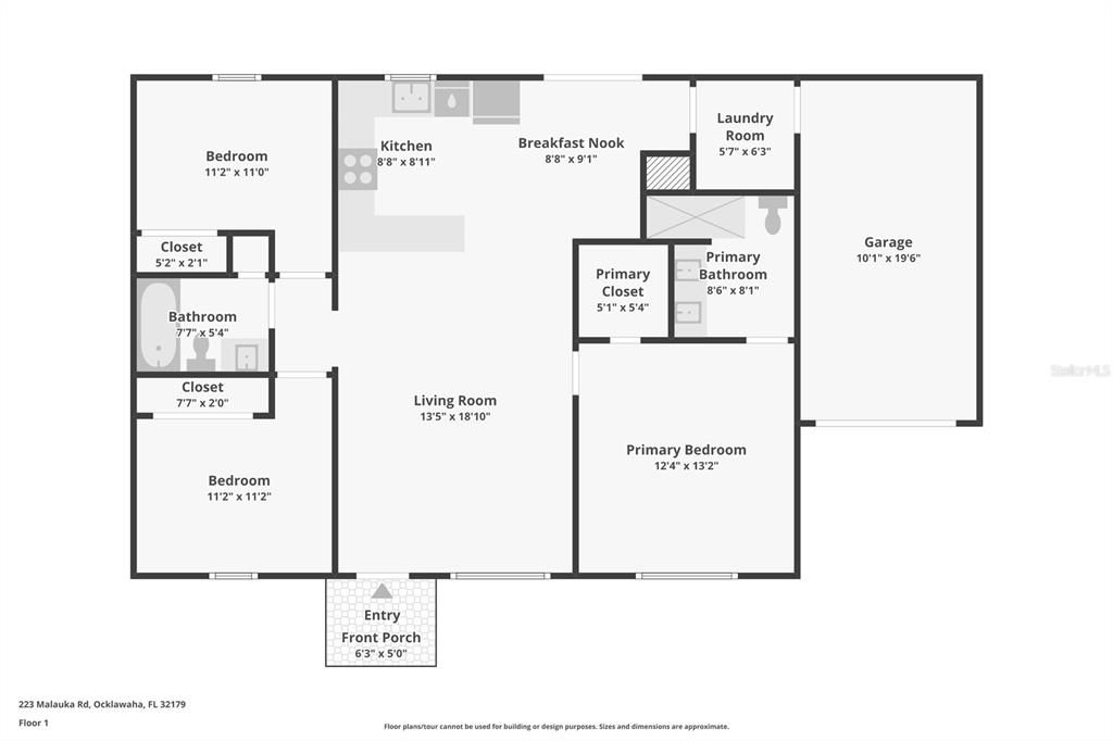 На продажу: $214,900 (3 спален, 2 ванн, 1191 Квадратных фут)