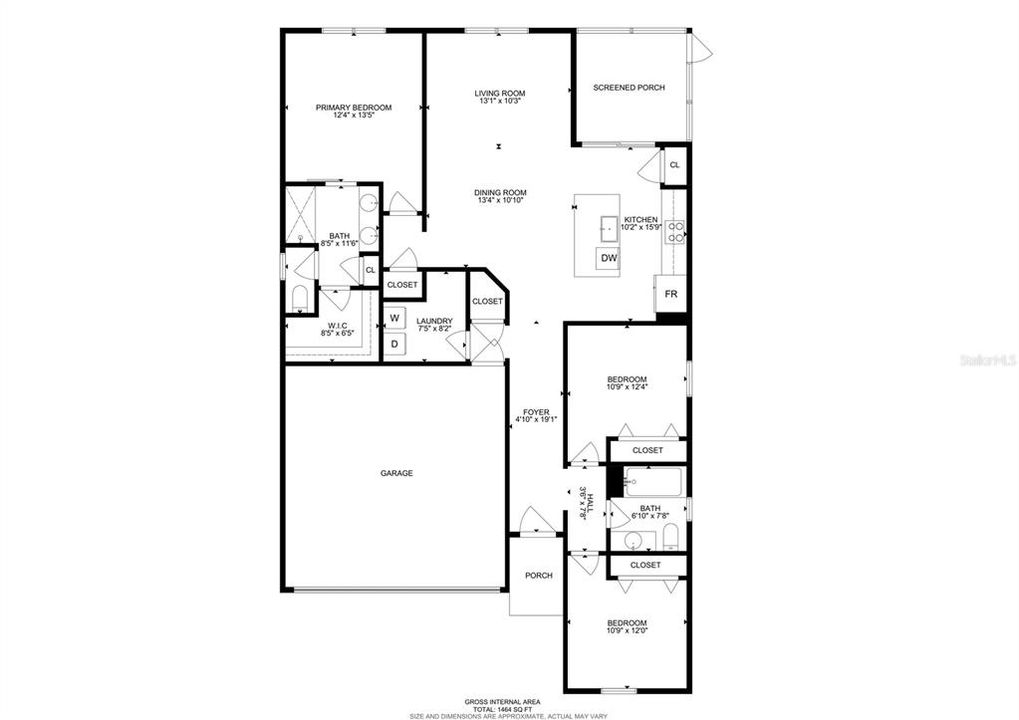 На продажу: $297,000 (3 спален, 2 ванн, 1434 Квадратных фут)
