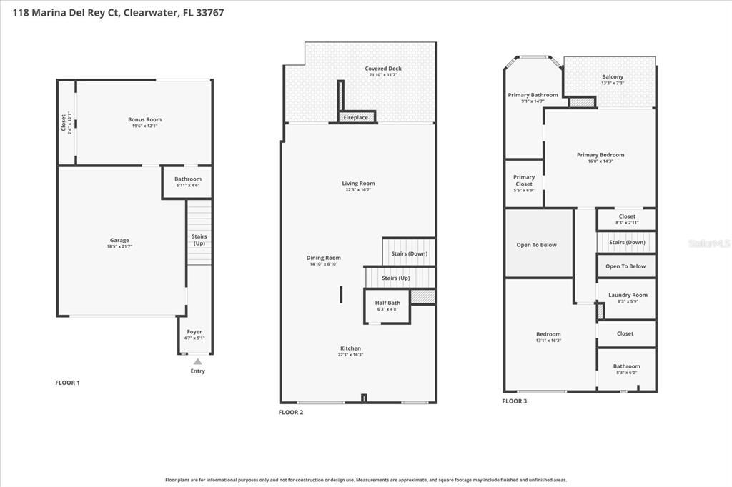 En Venta: $1,050,000 (3 camas, 3 baños, 2150 Pies cuadrados)