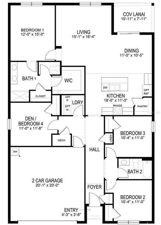 En Venta: $355,000 (4 camas, 2 baños, 1828 Pies cuadrados)