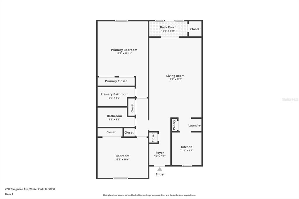 На продажу: $199,000 (2 спален, 2 ванн, 1058 Квадратных фут)