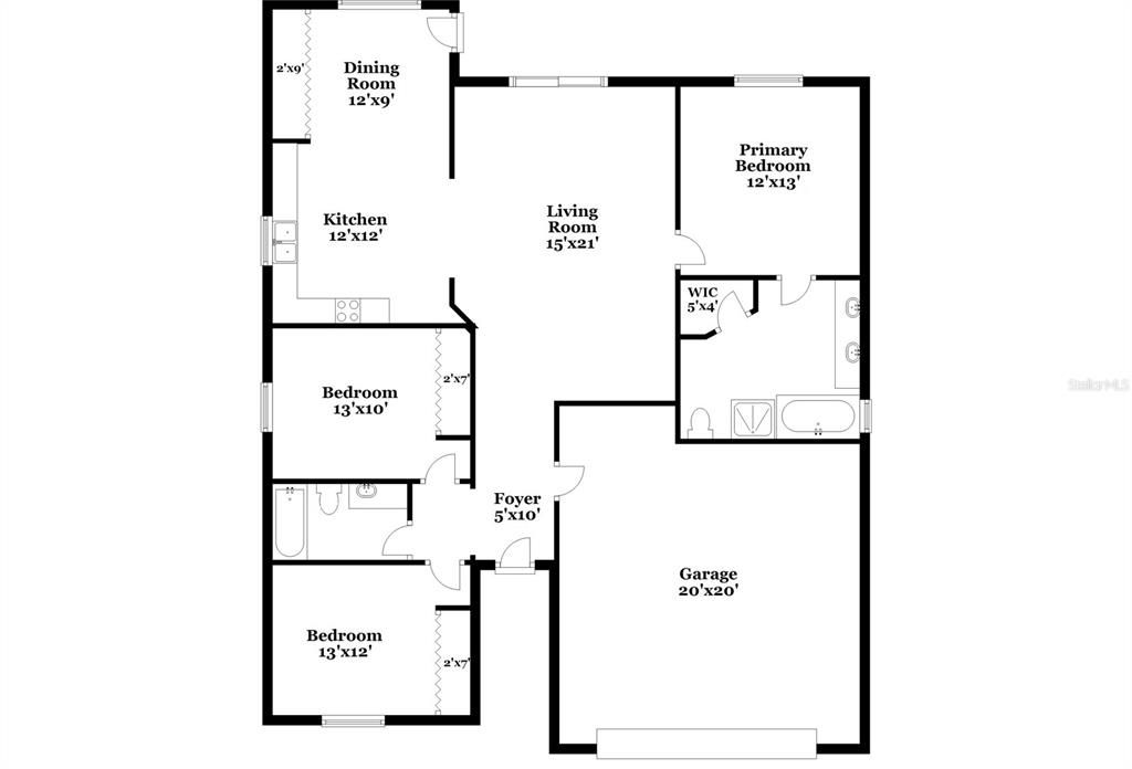 For Rent: $1,815 (3 beds, 2 baths, 1310 Square Feet)