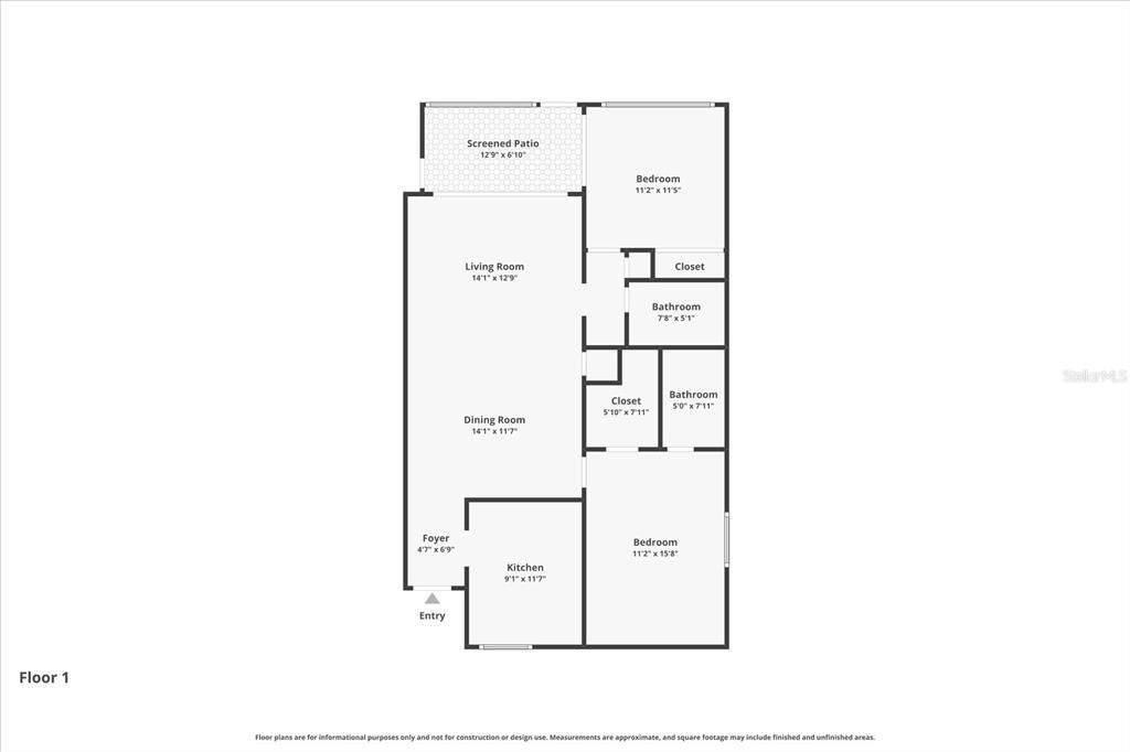 В аренду: $2,450 (2 спален, 2 ванн, 960 Квадратных фут)