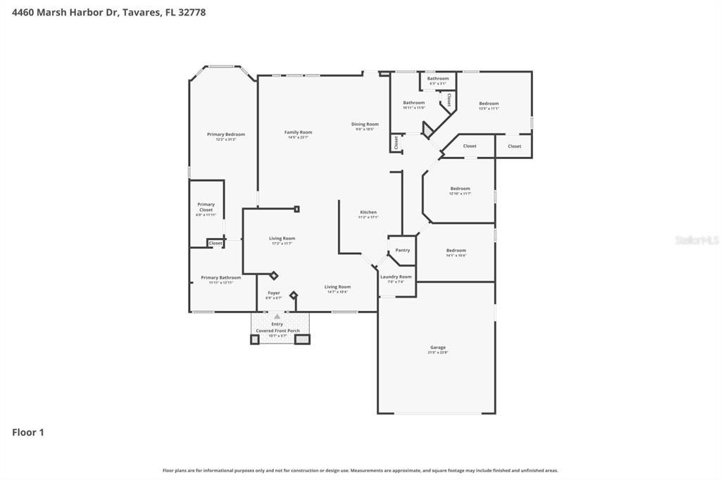 На продажу: $449,500 (3 спален, 2 ванн, 2495 Квадратных фут)