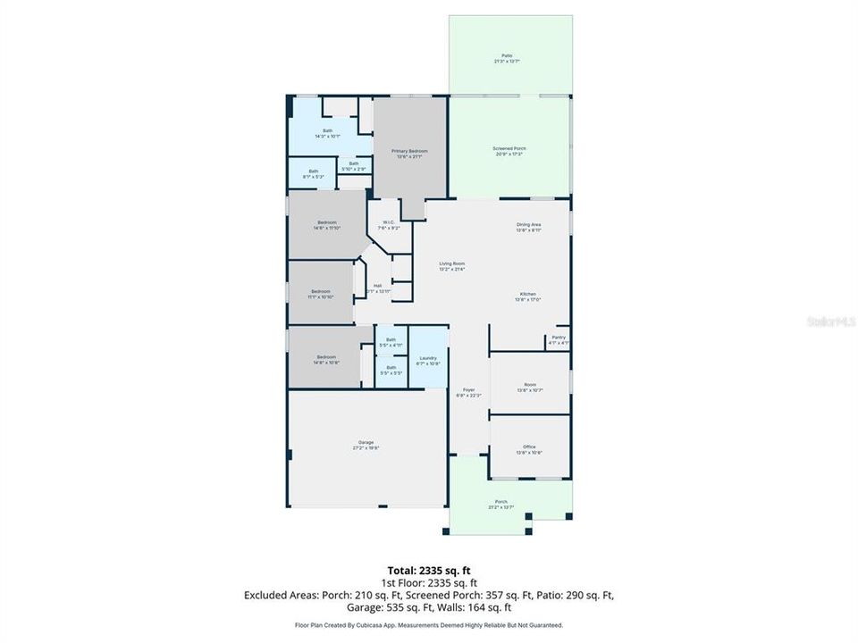 На продажу: $475,000 (4 спален, 3 ванн, 2484 Квадратных фут)