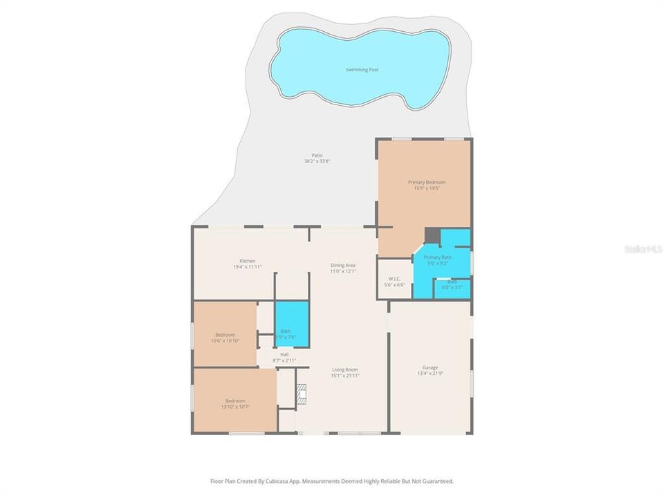 На продажу: $599,900 (3 спален, 2 ванн, 1610 Квадратных фут)