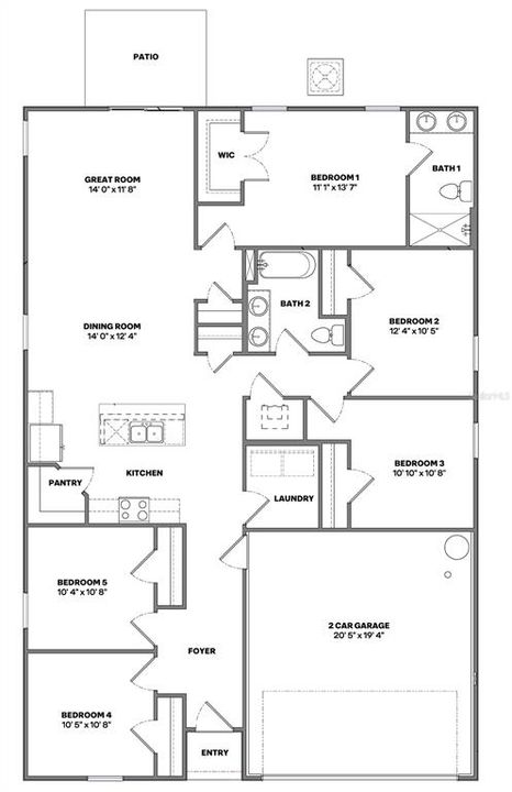 En Venta: $319,070 (5 camas, 2 baños, 1657 Pies cuadrados)