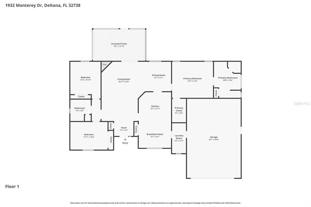 En Venta: $355,000 (3 camas, 2 baños, 1695 Pies cuadrados)