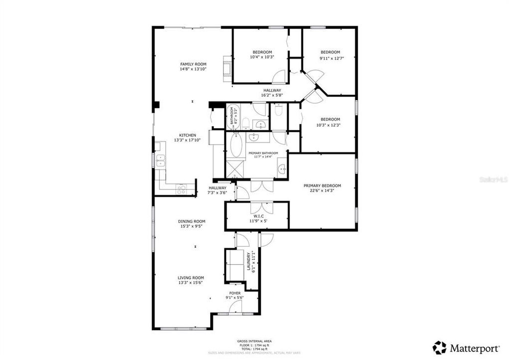 Под контрактом: $399,999 (4 спален, 2 ванн, 1956 Квадратных фут)