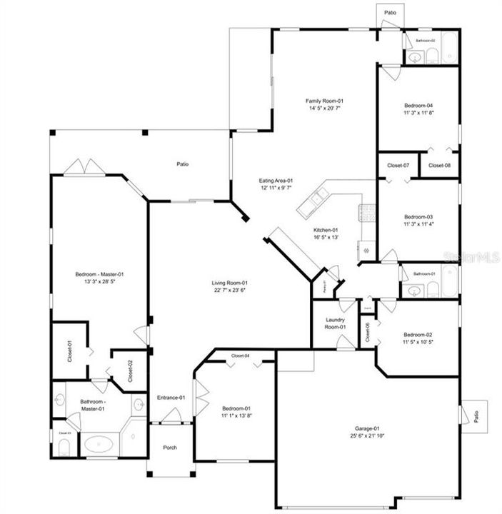 Activo con contrato: $625,000 (5 camas, 3 baños, 2596 Pies cuadrados)