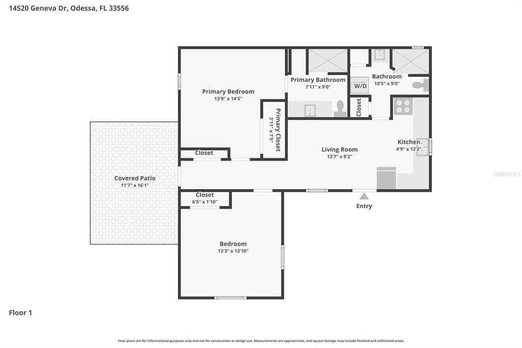 Active With Contract: $265,000 (2 beds, 2 baths, 910 Square Feet)