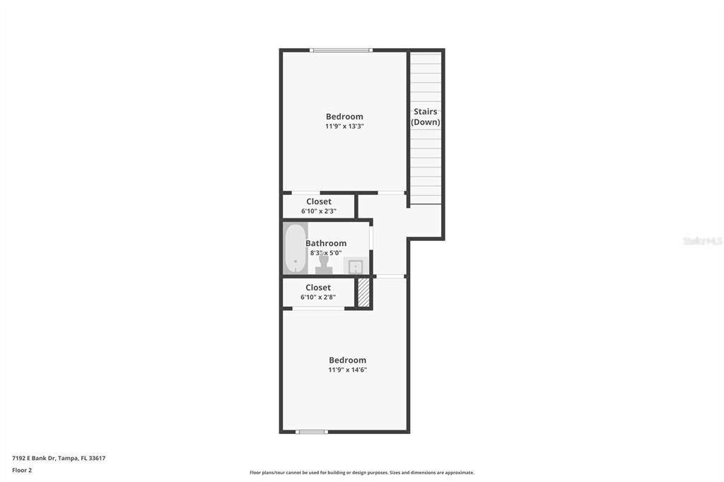 For Sale: $124,900 (2 beds, 1 baths, 864 Square Feet)